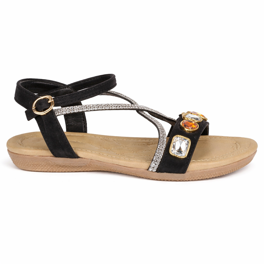 Sandalias De Mujer Modernas Livianas Y Confortables