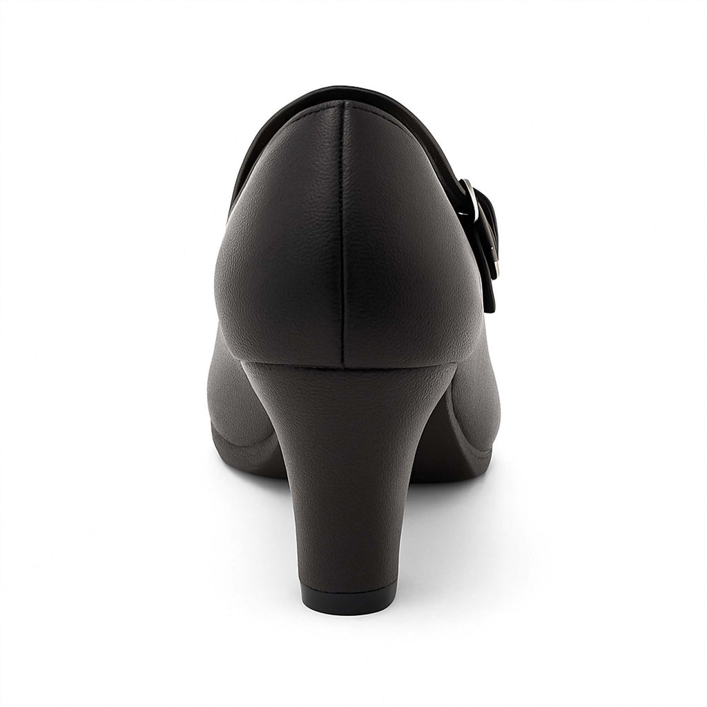 Zapatos de Huaso Mujer Medio con Correa Ajustable