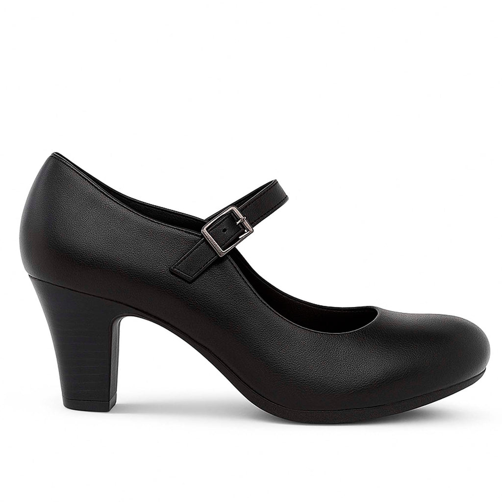 Zapatos de Huaso Mujer Medio con Correa Ajustable