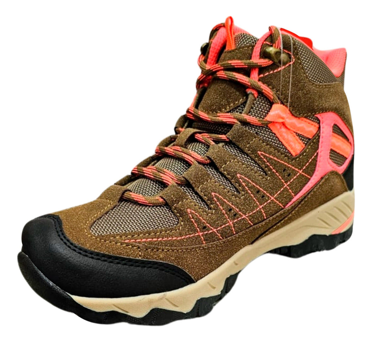 Botines Trekking Mujer Con Refuerzo De Tobillo Y Suela Grip