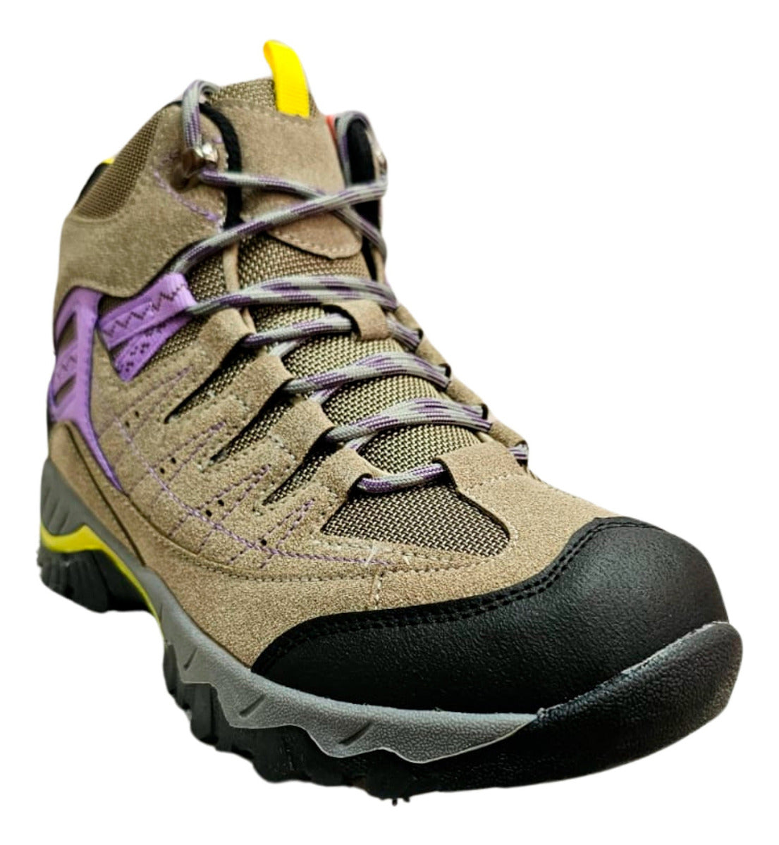 Botines Trekking Mujer Con Refuerzo De Tobillo Y Suela Grip