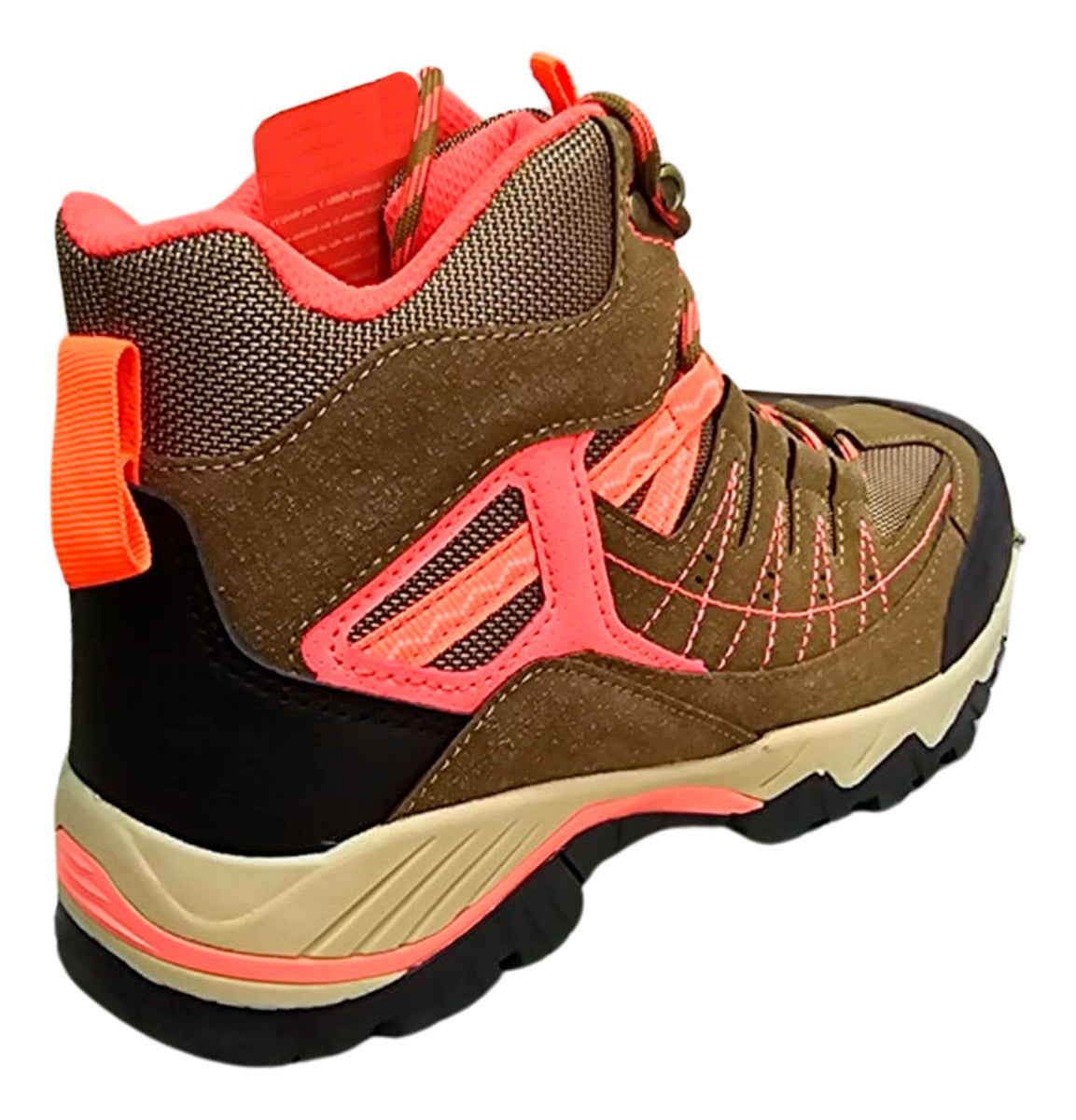 Botines Trekking Mujer Con Refuerzo De Tobillo Y Suela Grip