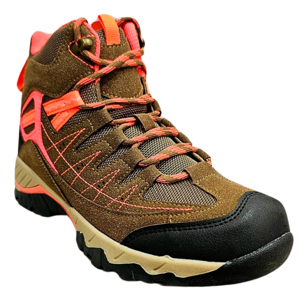 Botines Trekking Mujer Con Refuerzo De Tobillo Y Suela Grip