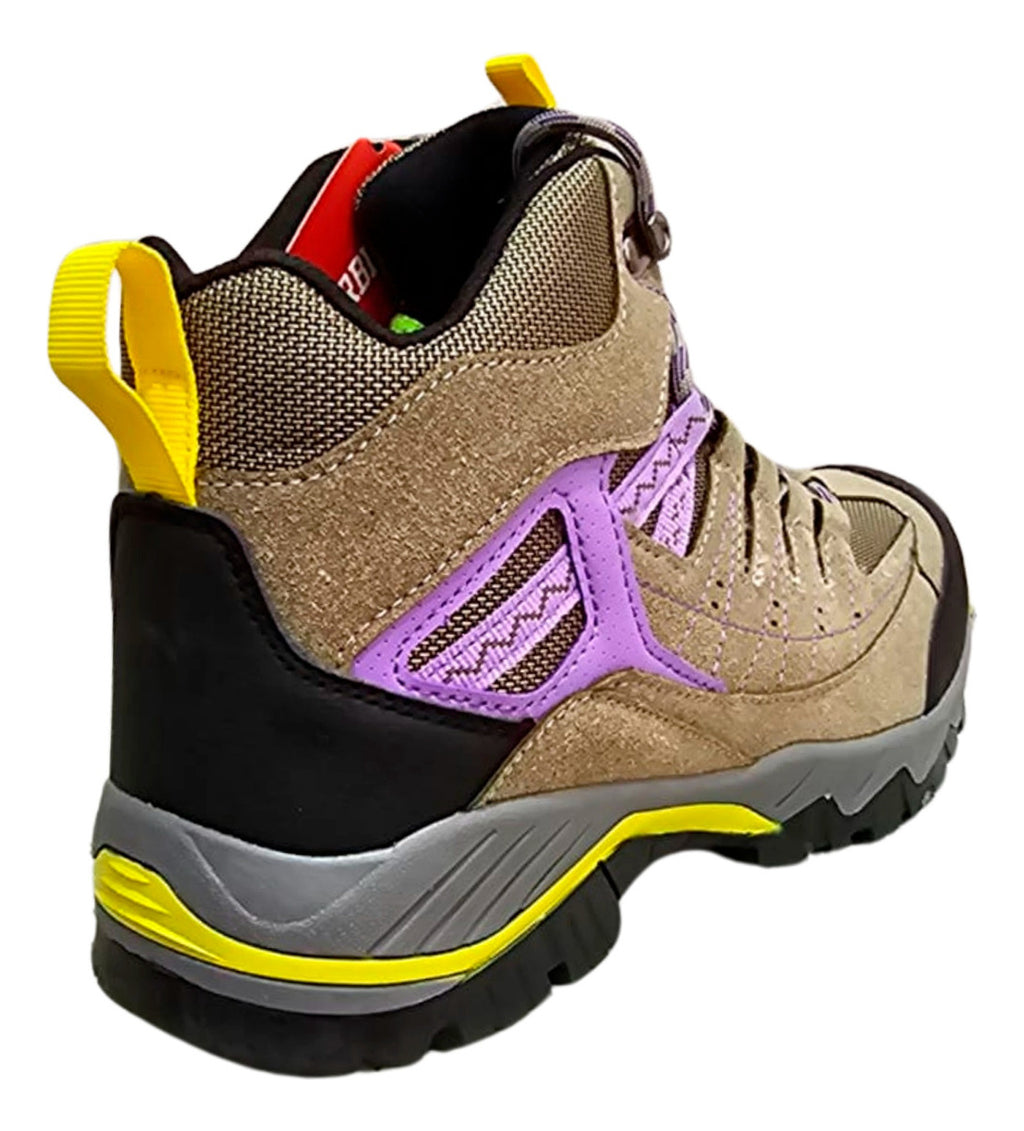 Botines Trekking Mujer Con Refuerzo De Tobillo Y Suela Grip