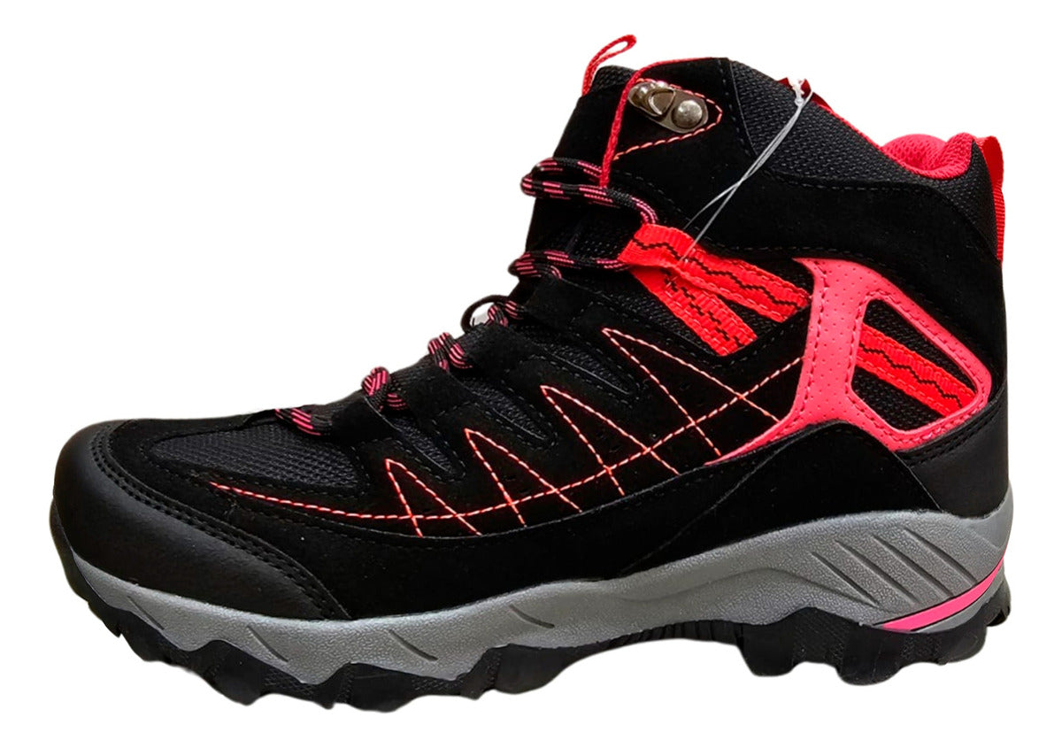 Botines Trekking Mujer Con Refuerzo De Tobillo Y Suela Grip