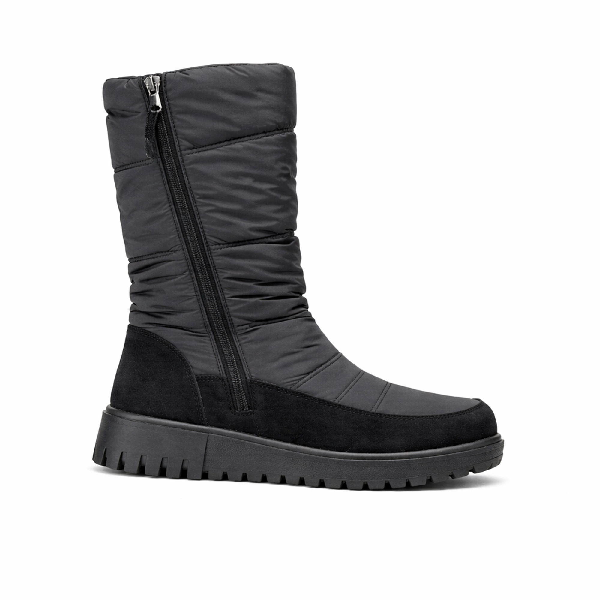 Botas De Invierno Para Mujer Diseño Acolchado Suela Gruesa