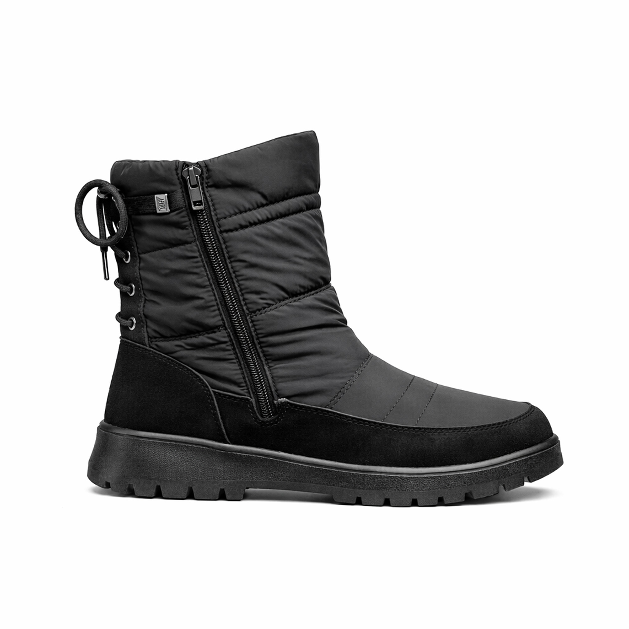Botas De Invierno Mujer Diseño Acolchado Con Suela Alta