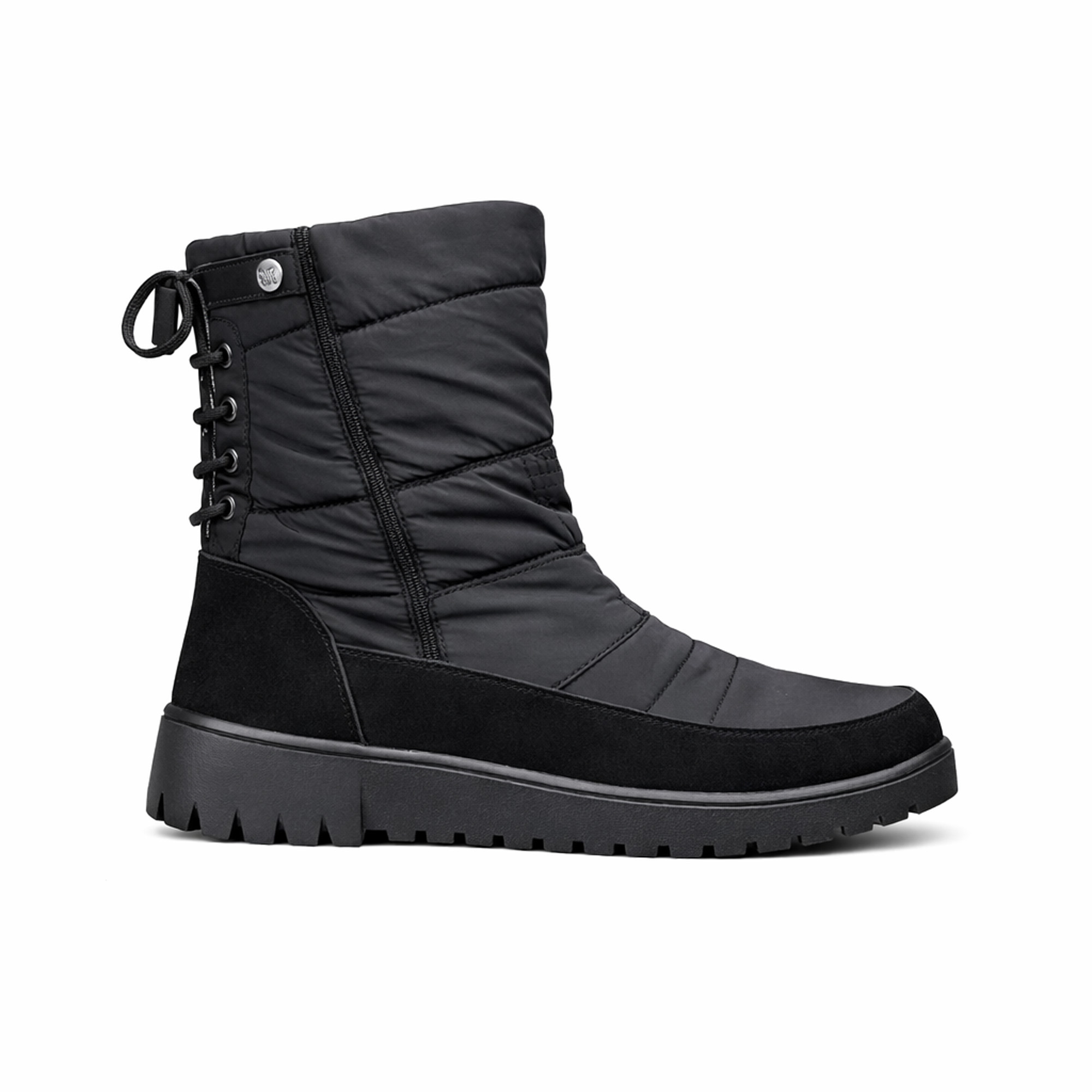 Botines Mujer Invierno Cómodos Con Plataforma Y Cierre