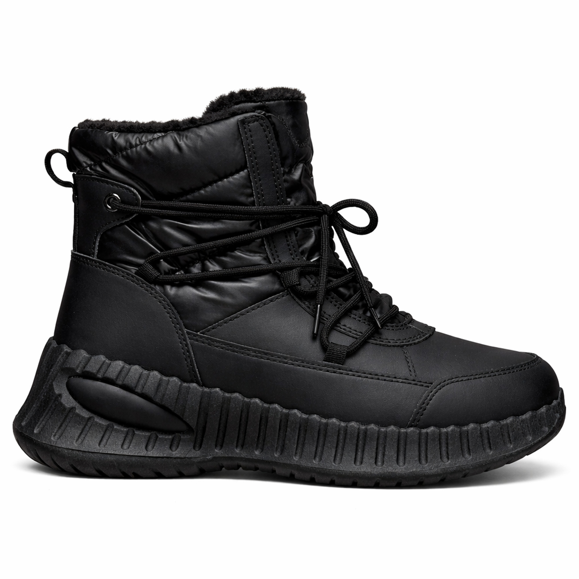 Botas De Invierno Para Mujer Diseño Acolchado Cómodas