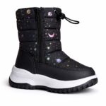 Botines Mujer Invierno Con Cierre Lateral Suela Alta Antideslizante