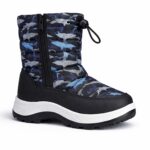 Botas De Invierno Mujer Diseño Acolchado Con Suela Alta