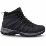 Botín Outdoor Impermeable Hombre Negro Antideslizante