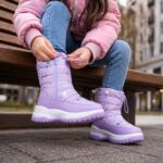 Botines De Invierno Mujer Abrigados Con Cierre Y Suela Gruesa - Imagen 5